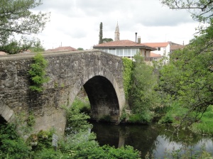 Ponte Velha Furelos medieval bridge.