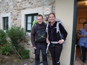 The young Norwegian missionaries on the Camino, Solveirene (sp?) and Inge.