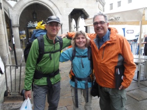 Volker, the handsome police officer from near Osnabrueck and Renate the pretty, shy young lady from near Munich who were so kind to Heike and I after our 40 kilometer walk to Reliegos. They reminded me of what is so good about Germany - it's people.